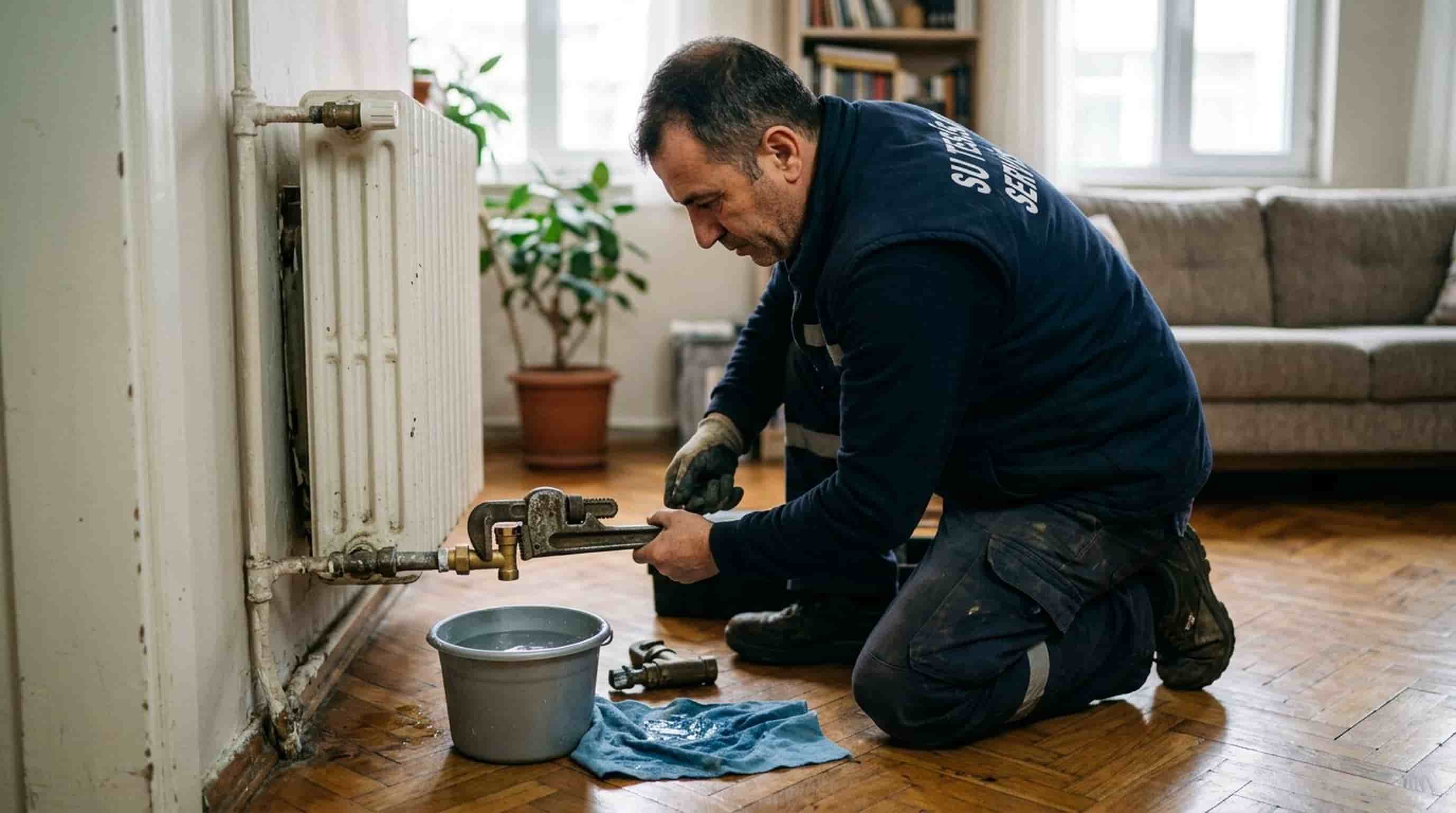 Musluk & Batarya Tamiri saha çalışması